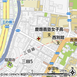 モビリティ東京　港三田店周辺の地図