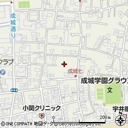 東京都世田谷区成城7丁目周辺の地図