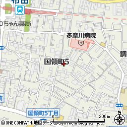 東京都調布市国領町5丁目33-13周辺の地図