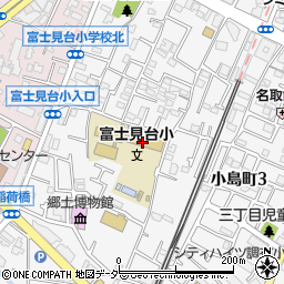 調布市立富士見台小学校周辺の地図