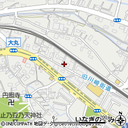 東京都稲城市大丸493周辺の地図