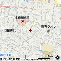 東京都調布市国領町5丁目51-6周辺の地図