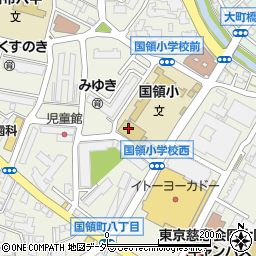 東京都調布市国領町8丁目1周辺の地図
