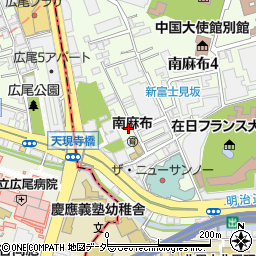 東京都港区南麻布4丁目2-27周辺の地図