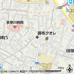 東京都調布市国領町4丁目3-25周辺の地図