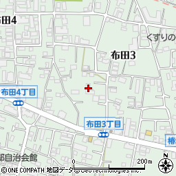 東京都調布市布田3丁目14-1周辺の地図