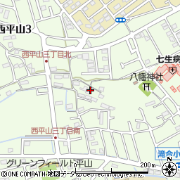 東京都日野市西平山1丁目19周辺の地図