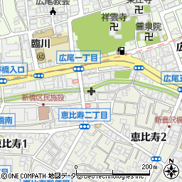 新橋周辺の地図