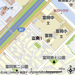 千葉県浦安市富岡1丁目17-2周辺の地図