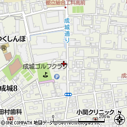 まいばすけっと成城通り店周辺の地図