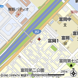 千葉県浦安市富岡1丁目20周辺の地図