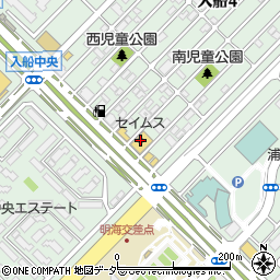 ドラッグセイムス浦安入船店周辺の地図