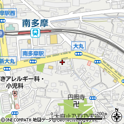 東京都稲城市大丸924-1周辺の地図
