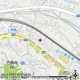 旧川崎街道周辺の地図