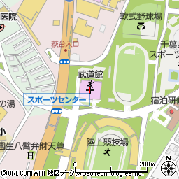 武道館周辺の地図