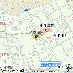東京都日野市西平山1丁目23周辺の地図