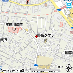東京都調布市国領町4丁目3-23周辺の地図