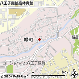 東京都八王子市緑町168周辺の地図