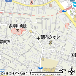 東京都調布市国領町4丁目3-28周辺の地図