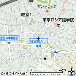 泰平薬局　経堂店周辺の地図