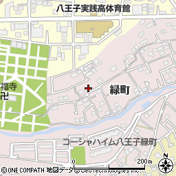 東京都八王子市緑町214周辺の地図