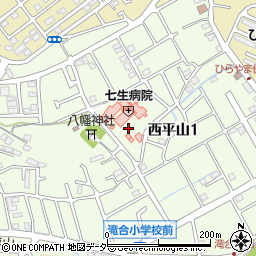 東京都日野市西平山1丁目24周辺の地図