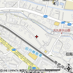 水田通り周辺の地図