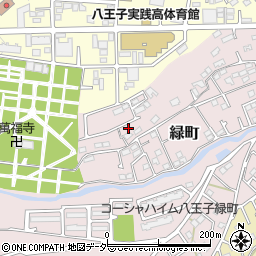 東京都八王子市緑町216周辺の地図