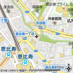 ジャパンパトロール警備保障株式会社　恵比寿支社周辺の地図