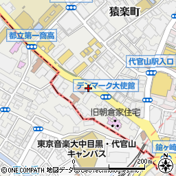 旧山手通パーキングチケット１周辺の地図