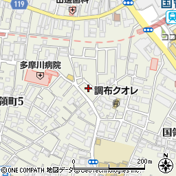 東京都調布市国領町4丁目3-20周辺の地図