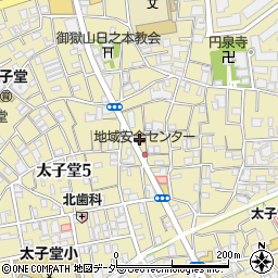 世田谷太子堂郵便局 ＡＴＭ周辺の地図