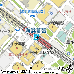 海浜幕張駅周辺の地図