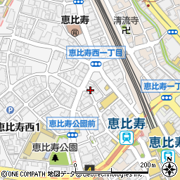 居酒屋土間土間 恵比寿店周辺の地図