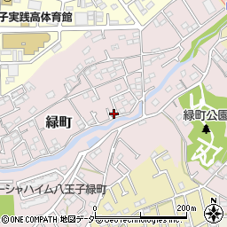 東京都八王子市緑町172周辺の地図