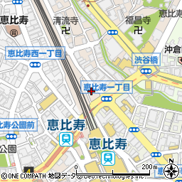 恵比寿フラワーホーム周辺の地図