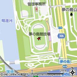 江東区夢の島競技場周辺の地図