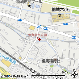 東京都稲城市大丸372周辺の地図