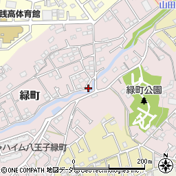 東京都八王子市緑町189周辺の地図