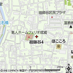 東京都世田谷区祖師谷4丁目周辺の地図