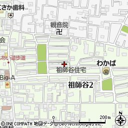 東京都世田谷区祖師谷2丁目周辺の地図