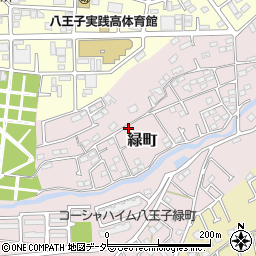 東京都八王子市緑町157周辺の地図