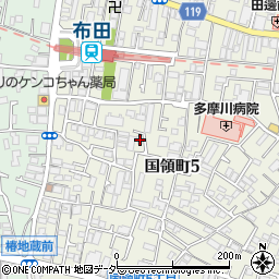 東京都調布市国領町5丁目17-27周辺の地図