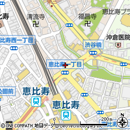 ＣＯＶＥＲＧＡＲＡＧＥ　恵比寿店周辺の地図