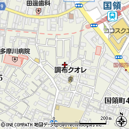 東京都調布市国領町4丁目4-7周辺の地図