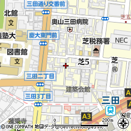 田町 個室居酒屋 駒八 別館周辺の地図