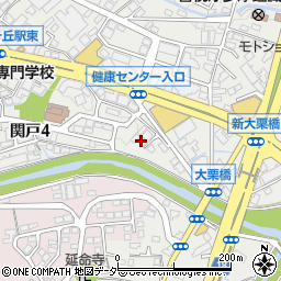 大川荘Ａ棟周辺の地図