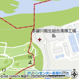 多摩川衛生組合周辺の地図
