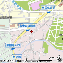 東京都八王子市緑町355周辺の地図