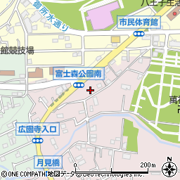 東京都八王子市緑町355周辺の地図